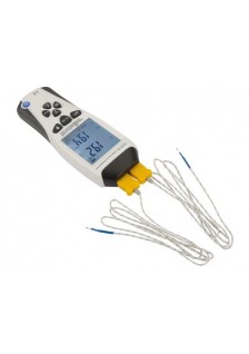THERMOMÈTRE AVEC THERMOCOUPLES TYPES K/J DOUBLE AFFICHAGE