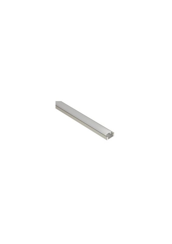PROFILÉ ALU 17.5mm x 7mm -2m - DIFFUSANT OPAQUE