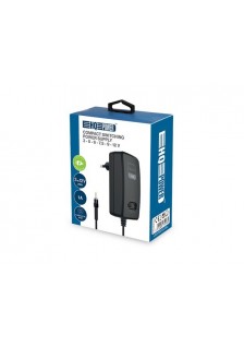 ALIMENTATION AVEC SORTIE RÉGLABLE - 100-240V - DE 3 À 12VCC - 1 A + 6 FICHES