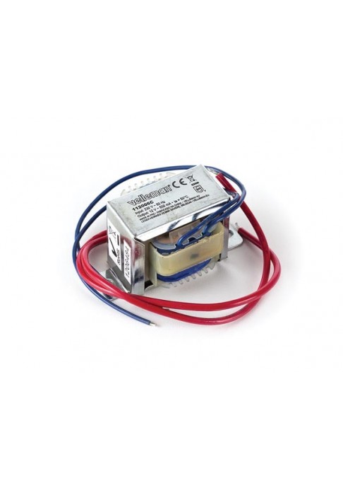 Transformateur D'Alimentation Velleman 220VAC Vers 12VAC 200mA - Châssis Ouvert, BD190