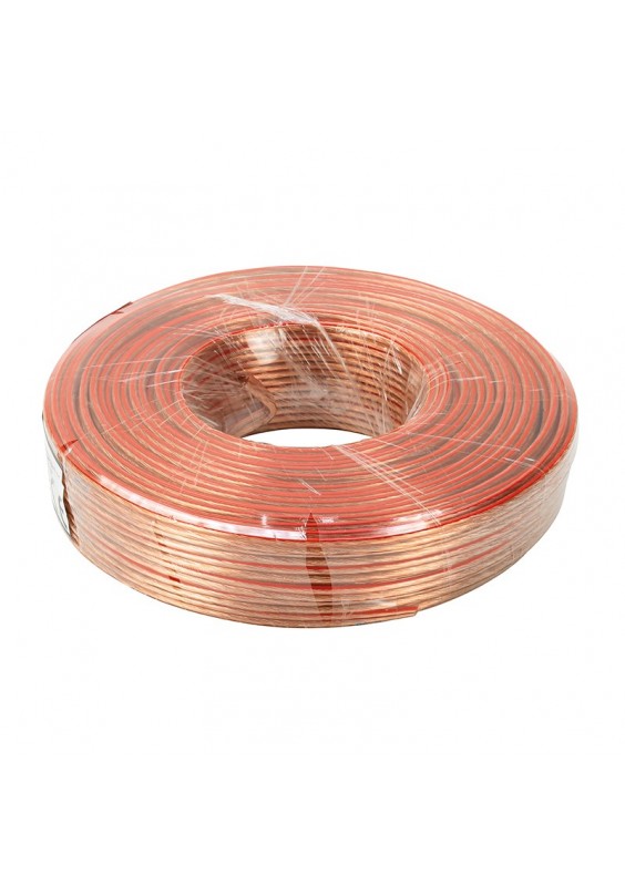 Câble translucide 2 x 1,5 mm² CCA - bobine de 50 m