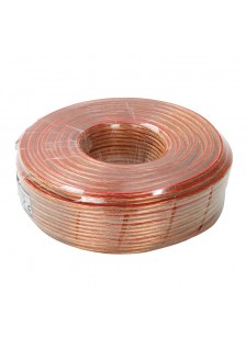 Câble translucide 2 x 4 mm² CCA - bobine de 50 m