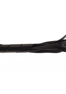 GAINE CACHE-FILS SPIRALEE 10m / Ø15mm (NOIR)