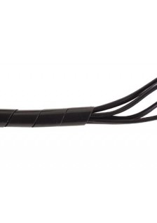 GAINE CACHE-FILS SPIRALEE 10m / Ø9mm (NOIR)