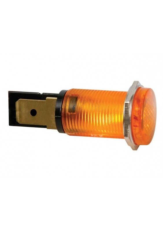 VOYANT ROND Ø 14mm 220V - ORANGE