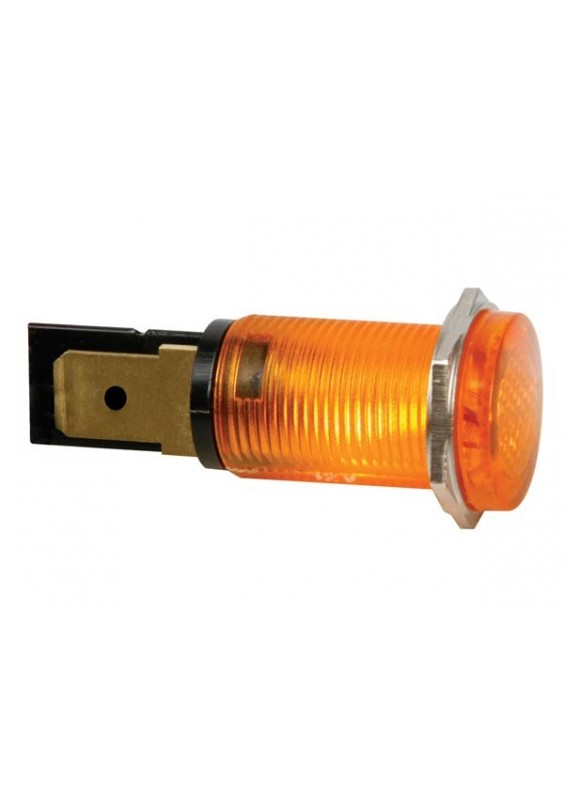 VOYANT ROND Ø 14mm 12V - ORANGE