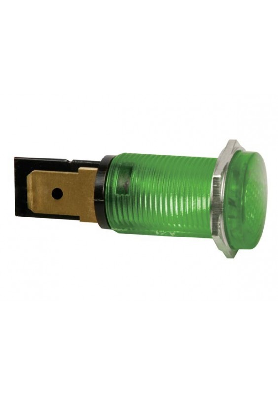 VOYANT ROND Ø 14mm 12V - VERT