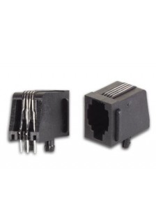 CONNECTEURS MODULAIRES POUR CI RJ10 4P4C, VERSION COUDÉ