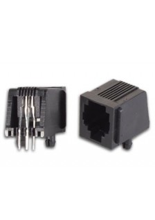 CONNECTEURS MODULAIRES POUR CI RJ12 6P4C, VERSION COUDÉ