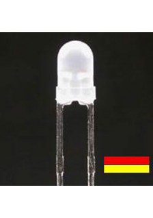 LED Ø5 mm BICOLORE ROUGE JAUNE 2 PATTES