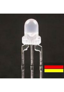 LED Ø5 mm BICOLORE ROUGE JAUNE 3 PATTES