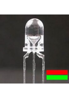 LED Ø5 mm BICOLORE ROUGE VERTE 3 PATTES HL