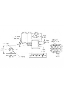 INVERSEUR TRIPOLAIRE VERTICAL ON-ON