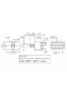 INVERSEUR TETRAPOLAIRE VERTICAL ON-OFF-(ON)