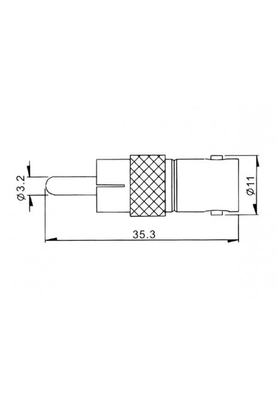 Adaptateur BNC Femelle Vers RCA Mâle - Lot De 2 Pièces, Générique, Neuf