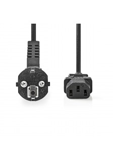 CORDON SECTEUR IEC-320-C13 NOIR - 2m