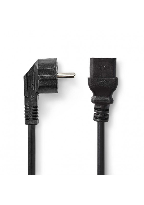 CORDON SECTEUR IEC-320-C19 NOIR - 2m
