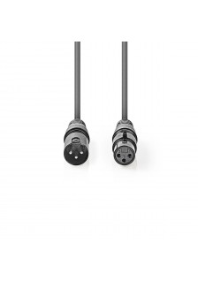 CORDON XLR MÂLE / XLR FEMELLE - 1.5m