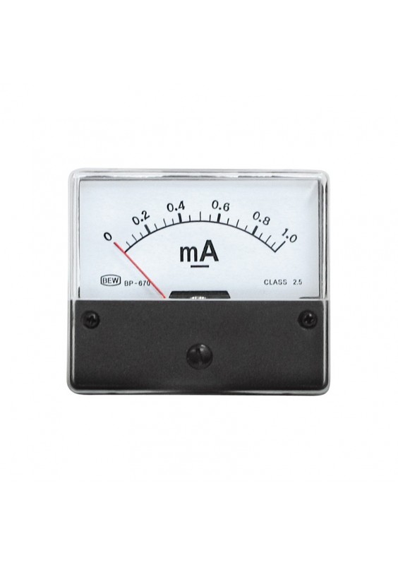 Galvanomètre 0-1mA DC