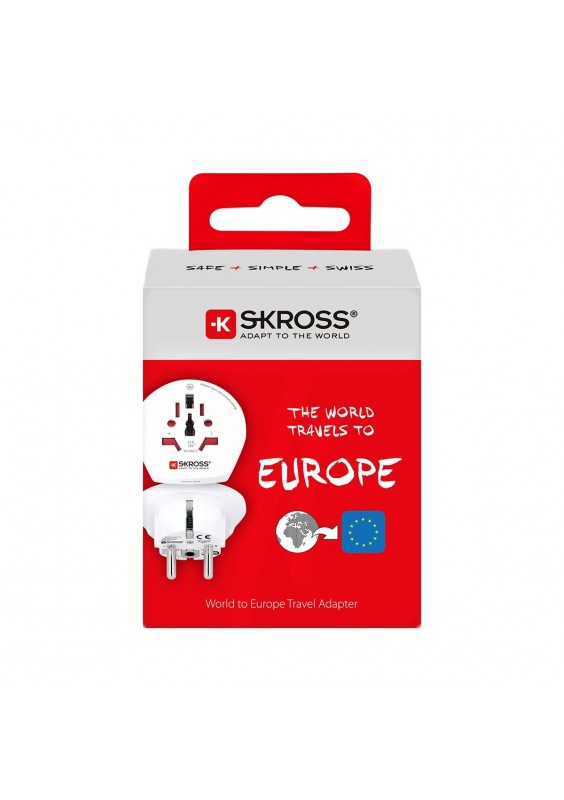 Adaptateur de voyage Prise mondiale vers Europe