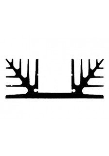 DISSIPATEUR  NON PERCÉ 1.85°C/W - 100x88x35mm