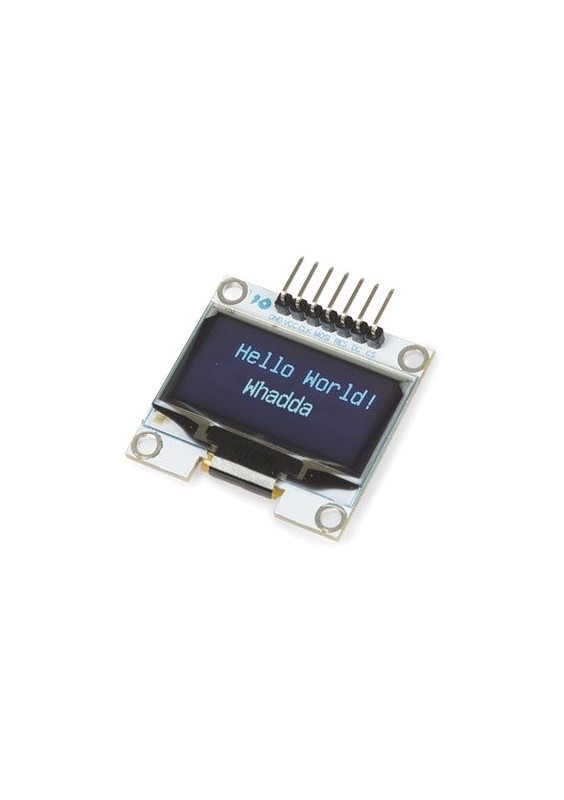 ÉCRAN OLED 1.3" POUR ARDUINO® (DRIVER SH1106, SPI) - WPI437