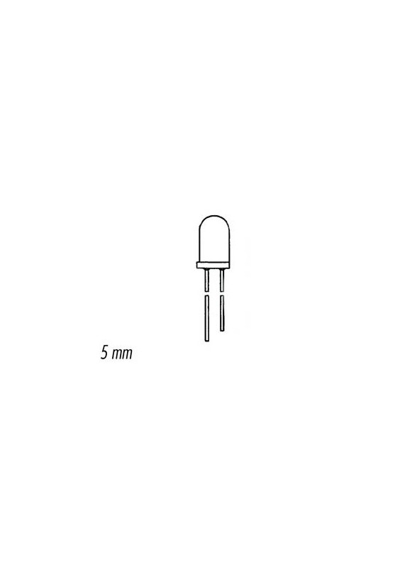 PHOTOTRANSISTOR TRANSPARENT 5mm 940nm