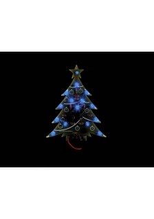 SAPIN DE NOËL À LED - BLEU - INTERRUPTEUR ON/OFF WSSA100B