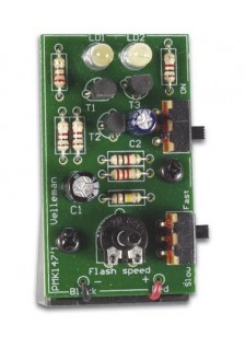 STROBOSCOPE AVEC 2 LEDS BLANCHES - WSL147