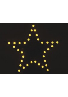 ÉTOILE LED CLIGNOTANTE JAUNE - WSSA169Y