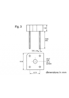 PONT DE  DIODES  800V-5A