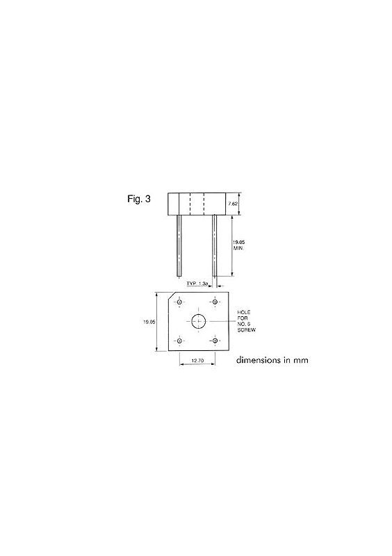 PONT DE  DIODES  800V-5A