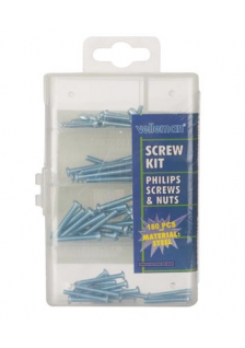 ENSEMBLE VISSERIE 180 PCS (VIS PHILIPS & ECROUS)