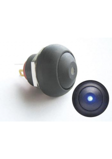 BOUTON-POUSSOIR À LED BLEUE OFF-(ON)