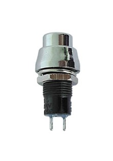 BOUTON-POUSSOIR INTER  ARGENTÉ