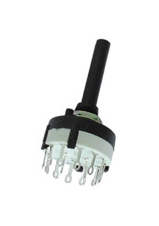 COMMUTATEUR ROTATIF 2 CIRCUITS / 6 POSITIONS - MONTAGE CI