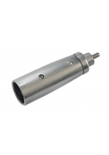 ADAPTATEUR XLR MÂLE SUR RCA MÂLE