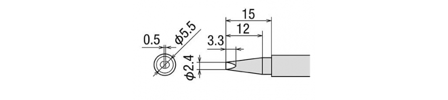 Pannes de fer à souder pour PX-201