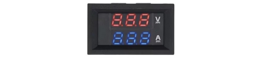 AFFICHEURS VOLTMÈTRES ET AMPÈREMÈTRES NUMÉRIQUES