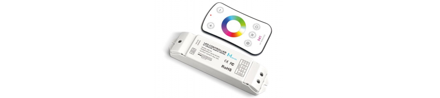Controleur et variateur pour ruban de LED multi couleurs RVB